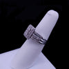 Imperial Cluster Diamond Halo Ring in White Gold