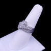 Aurora Pavé Diamond Multi-Band Wrap Ring in 14K White Gold