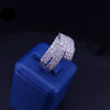 Aurora Pavé Diamond Multi-Band Wrap Ring in 14K White Gold