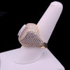Custom Diamond Pavé Monogram “N” Ring in 18K Yellow Gold