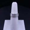 Art Deco Diamond Panel Ring in 18K White Gold