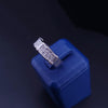 Art Deco Diamond Panel Ring in 18K White Gold