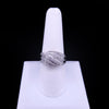 Multi-Row Diamond Fan Statement Ring in 14K Yellow Gold