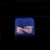14K Rose Gold Diamond Ribbon Crossover Ring