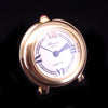Chopard Gold Tone Table Desk Alarm Clock