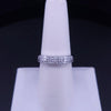 Elegant Diamond Pavé Band Ring  in White Gold in 14K White Gold