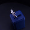 Elegant Diamond Pavé Band Ring  in White Gold in 14K White Gold