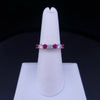 Tiffany & Co. Rubies Diamonds Two-Tone Gold & Platinum Wedding Band