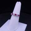 Tiffany & Co. Rubies Diamonds Two-Tone Gold & Platinum Wedding Band