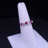 Tiffany & Co. Rubies Diamonds Two-Tone Gold & Platinum Wedding Band
