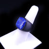 David Yurman Signet Ring with Lapis Lazuli in Black Titanium