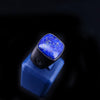 David Yurman Signet Ring with Lapis Lazuli in Black Titanium