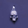 Memento Mori Skull Amulet in Sterling Silver 925
