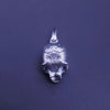 Memento Mori Skull Amulet in Sterling Silver 925