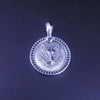 David Yurman Petrvs Wolf Amulet Sterling Silver with Black Diamonds