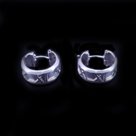 Tiffany & Co Atlas Sterling Silver Earring