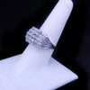 14K White Gold Elegant Diamond Statement Ring