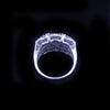 14K White Gold Elegant Diamond Statement Ring