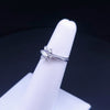 Tiffany & Co. Platinum 0.50ct VS-2 G Color Flower Diamond Ring Size 5.5