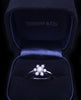 Tiffany & Co. Platinum 0.50ct VS-2 G Color Flower Diamond Ring Size 5.5