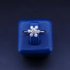 Tiffany & Co. Platinum 0.50ct VS-2 G Color Flower Diamond Ring Size 5.5