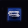 David Yurman Crossover Wide Sterling Silver Ring with Diamonds