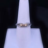 David Yurman Cable Loop Band Ring Sterling Silver with 18K Yellow Gold