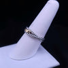 David Yurman Cable Loop Band Ring Sterling Silver with 18K Yellow Gold