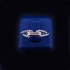 David Yurman Cable Loop Band Ring Sterling Silver with 18K Yellow Gold
