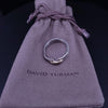 David Yurman Cable Loop Band Ring Sterling Silver with 18K Yellow Gold