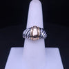 David Yurman Women's 18k Yellow Gold Sterling Silver Ring, size 7.5