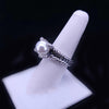 David Yurman Cable Pearl Ring with Diamonds, 2 Size Available