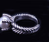 David Yurman Cable Pearl Ring with Diamonds, 2 Size Available