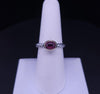 David Yurman Sterling Silver & 18K Yellow Gold Ring with Pink Tourmaline, Size 7