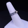 David Yurman Crossover Band Ring in Sterling Silver & 18K Yellow Gold