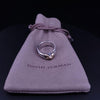 David Yurman Crossover Band Ring in Sterling Silver & 18K Yellow Gold