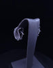Estate Sapphire & Diamond Clip-On Earrings in 18K White Gold