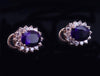 Amethyst & Diamond Three-Piece Jewelry Suite in 14K Gold