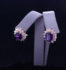 Amethyst & Diamond Three-Piece Jewelry Suite in 14K Gold