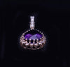 Amethyst & Diamond Three-Piece Jewelry Suite in 14K Gold