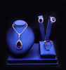 Amethyst & Diamond Three-Piece Jewelry Suite in 14K Gold