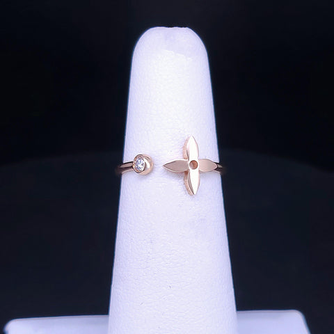 Louis Vuitton Idylle Blossom Ring in 18K Rose Gold, Size 4.25