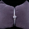 David Yurman Fleur-de-Lis Sterling Silver & 18K Yellow Gold Bangle Bracelet