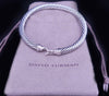 David Yurman Buckle Classic Cable Bracelet Sterling Silver with Diamonds, 5mm