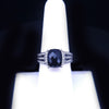 David Yurman Sterling Silver “Wheaton” Petite Ring with Diamonds & Black Onyx