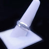 David Yurman Cable Inset Band Ring Sterling Silver, 8mm