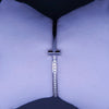 Tiffany  T1 Narrow Diamond Hinged Bangle in White Gold