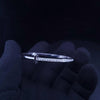 Tiffany  T1 Narrow Diamond Hinged Bangle in White Gold