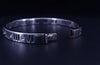 Tiffany Atlas Pierced Hinged Bracelet 18K White Gold Diamonds