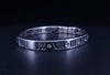 Tiffany Atlas Pierced Hinged Bracelet 18K White Gold Diamonds